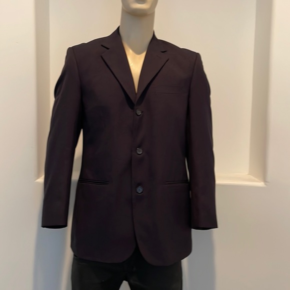 Leonardi Men’s Blazer Sport Coat Jacket Black 3 Buttons Size 38R - Picture 12 of 13
